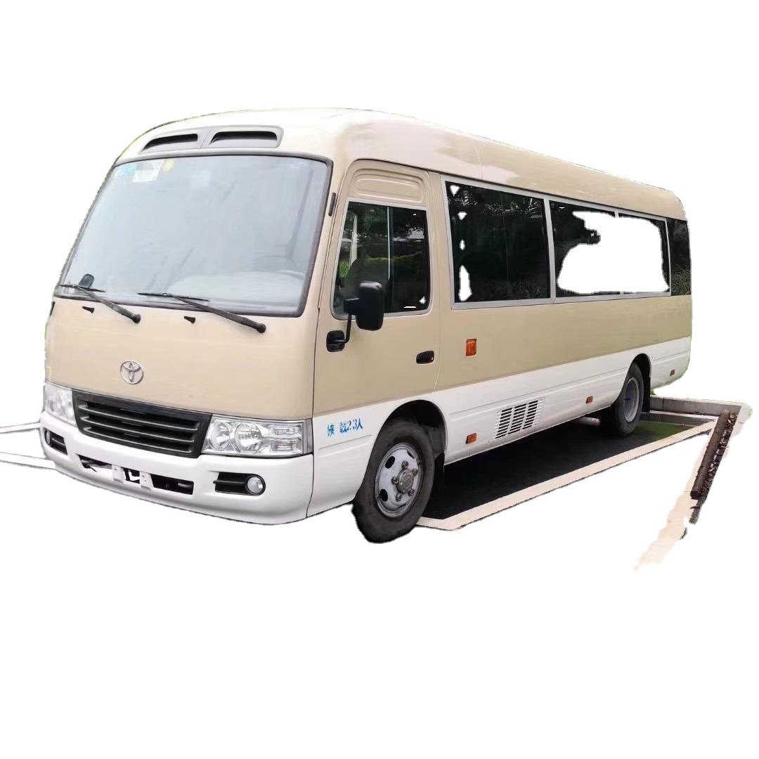 Good Condition Diesel Engine ToyotaI Coasters Mini Bus 2013-2016 Year With Left Hand Drive for Sale